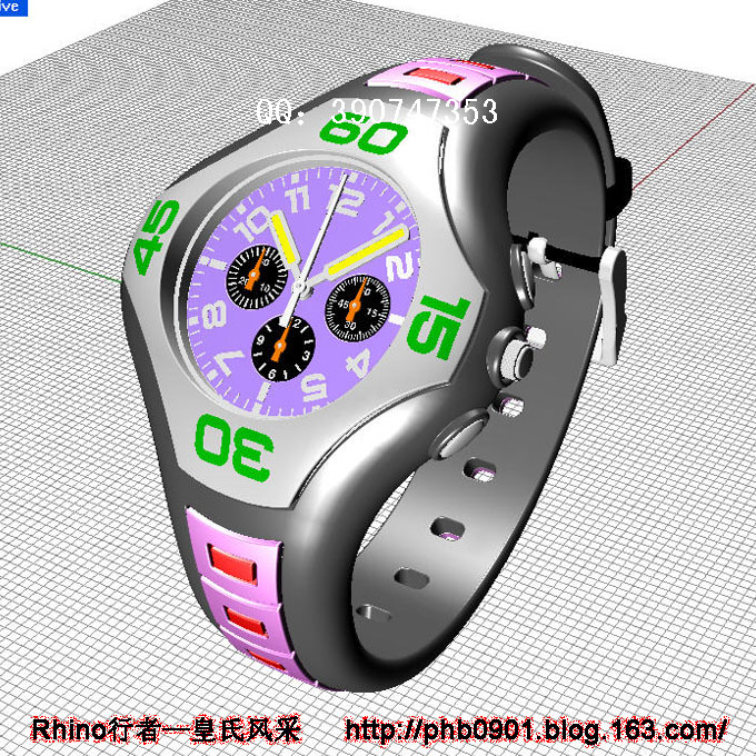 rhino制作手表