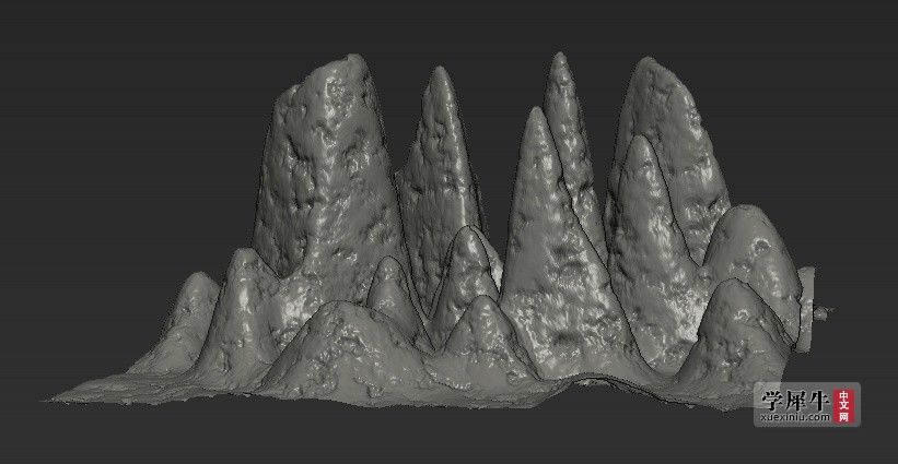模拟山峰